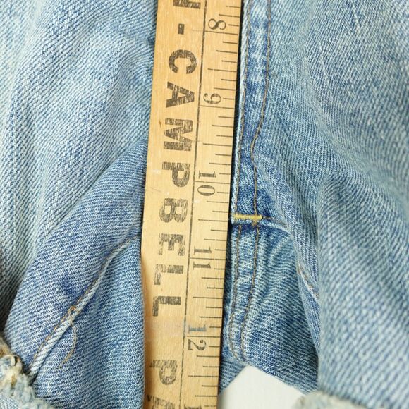 Madewell Denim Jean Shorts Womens Size 28 Distressed Rolled Cut Off Hem - Picture 7 of 14